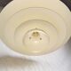 White pendant light, Scandinavian, space age, Poulsen style, 1990.