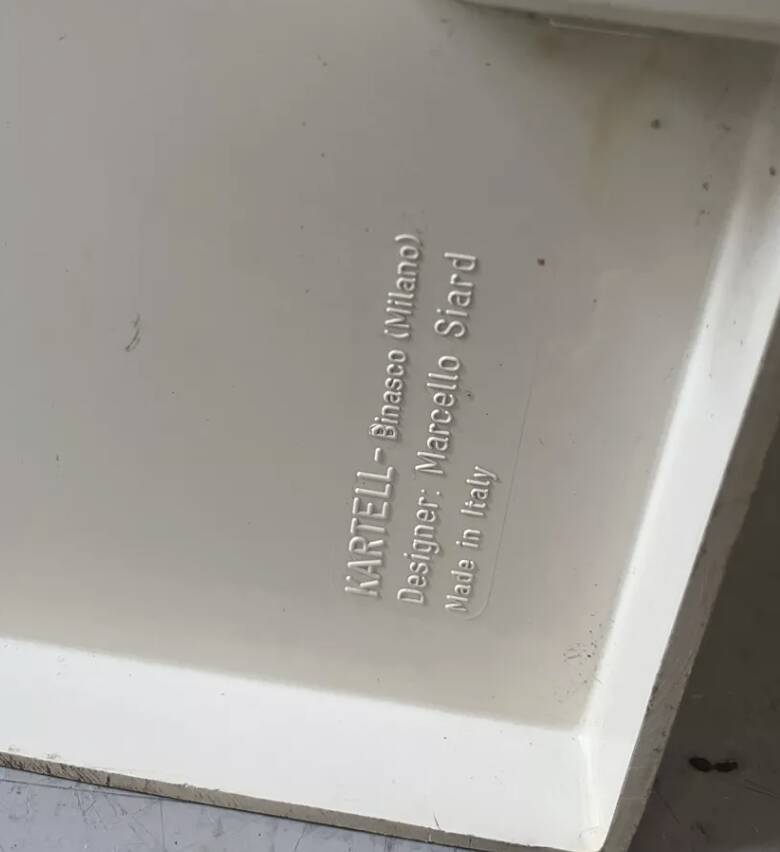 Marcello Siard wall shelf for Kartell, Italian design 1970