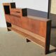 Cosy headboard, 30s in walnut