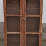 Armoire vitrée ancienne en bois