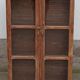 Antique wooden glass cabinet