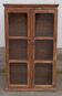 Antique wooden glass cabinet
