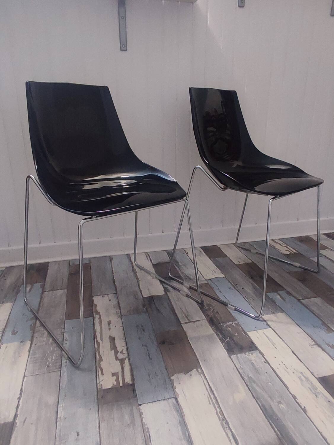 Pair of vintage Dal Segno designer chairs