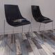 Paire de chaises design Dal segno vintage