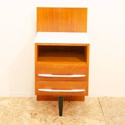 Paire de tables de chevet entièrement rénovées par Mojmír Požár, années 1960, Tchécoslovaquie