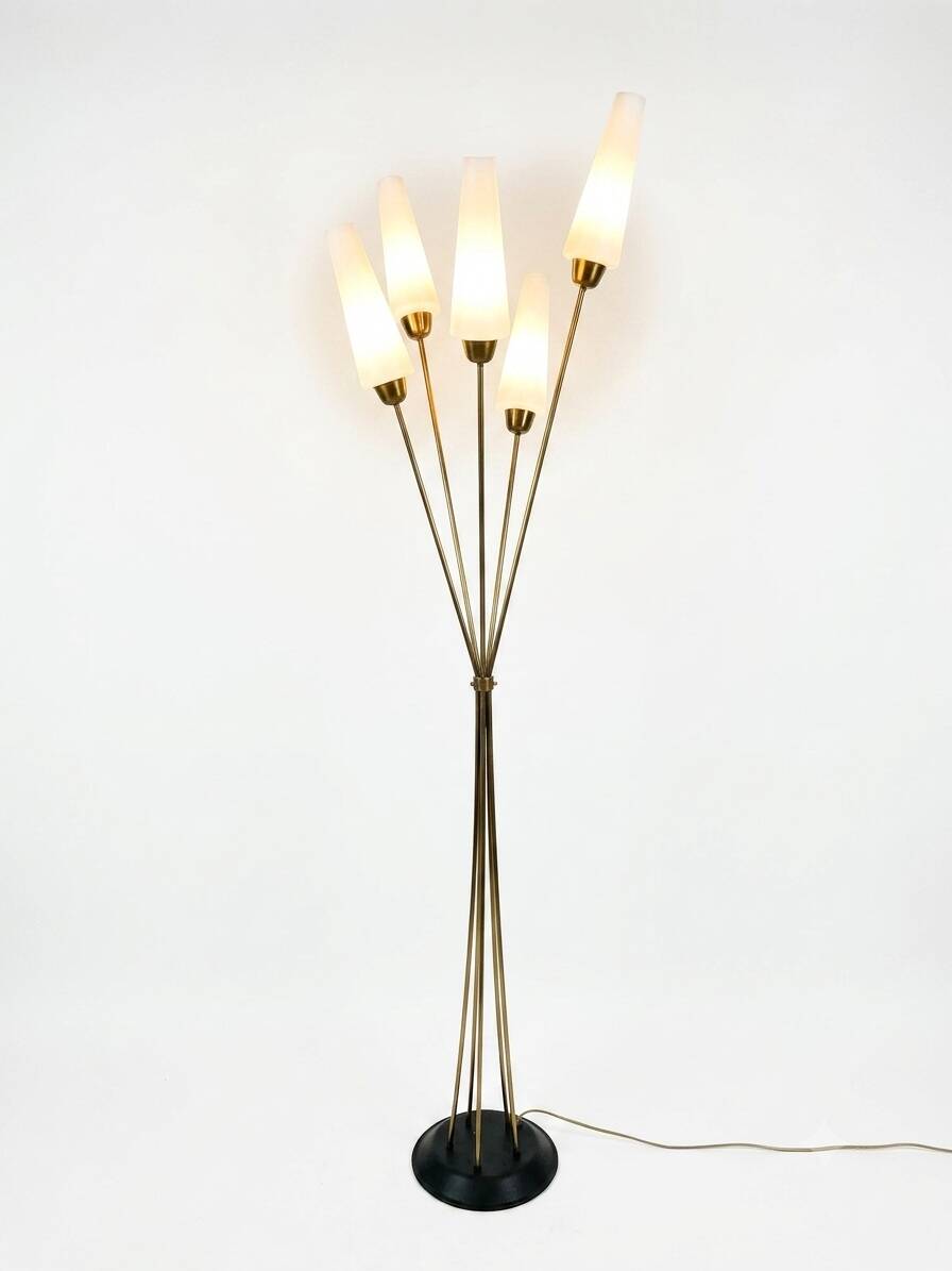 1960s five-light floor lamp