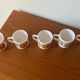 5 coffee cups Mobil 1972 designer Jean-Charles Meunier Editor Arcopal