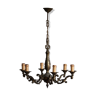 Bronze chandelier 6 branches