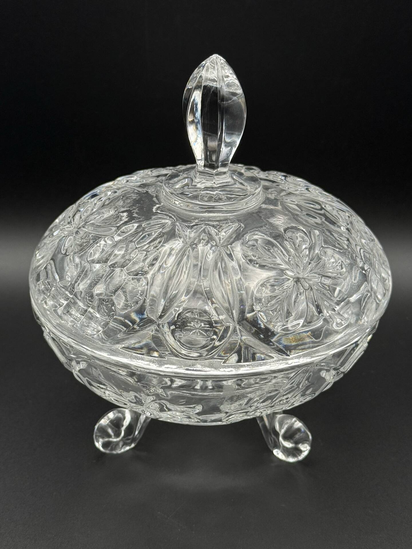 Footed candy dish
