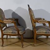 Louis XV style living room in walnut – 1920