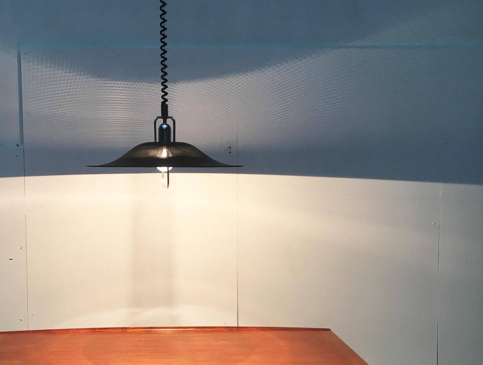 Vintage German Postmodern Metal Pendant Lamp from Cosack