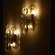 Pair of julius theodor kalmar glass wall lights, 1960s