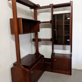 Corner shelf bookcase from the 70s