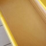 Yellow solid pine shelf