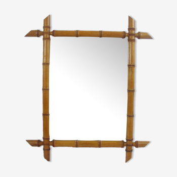 Miroir bambou 56 x 66 cm