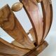 Fruit cup in olive wood vintage design