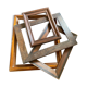 Lot 4 old wooden frames.