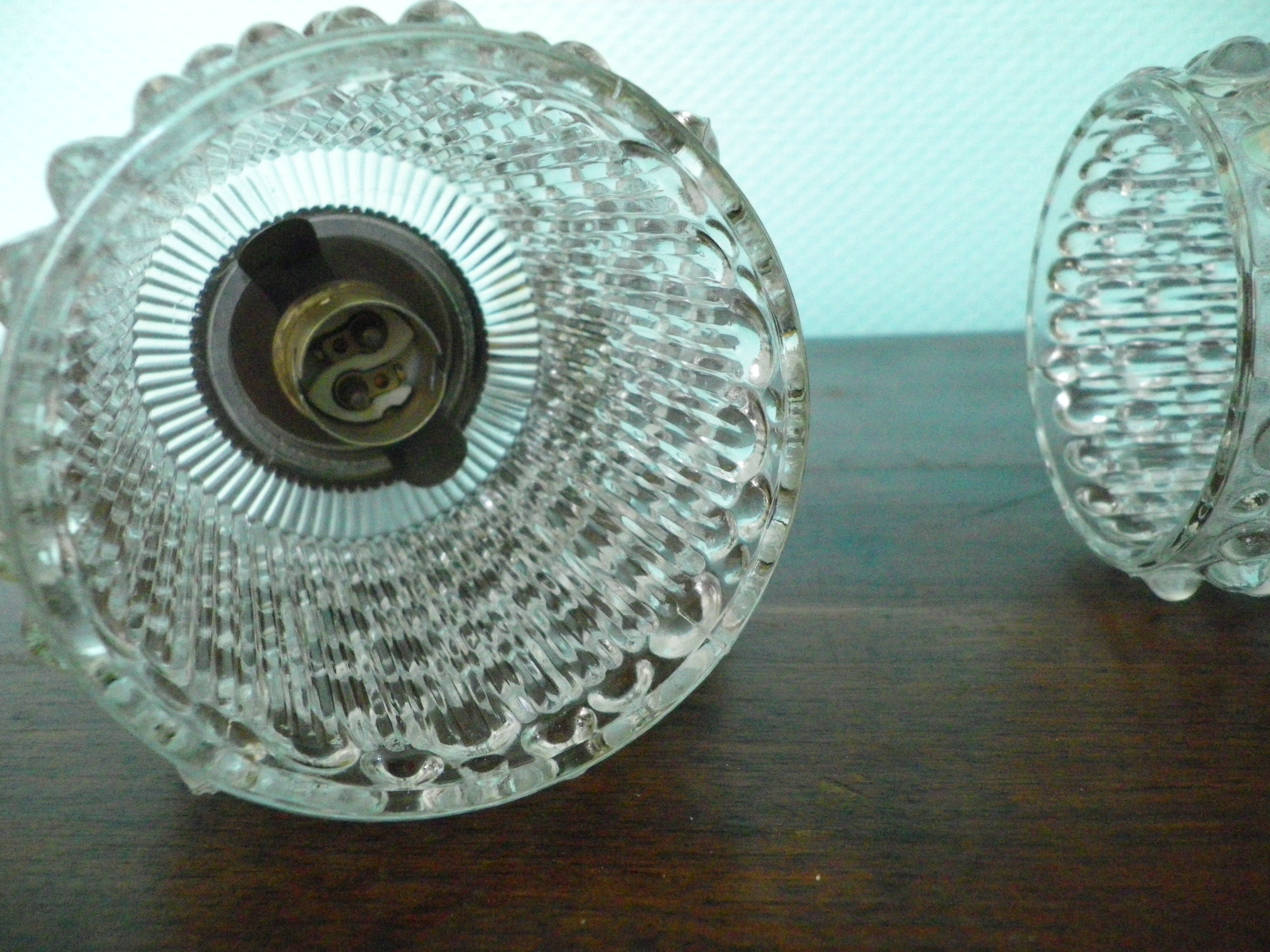 Pair of old sconces, brand Delmas