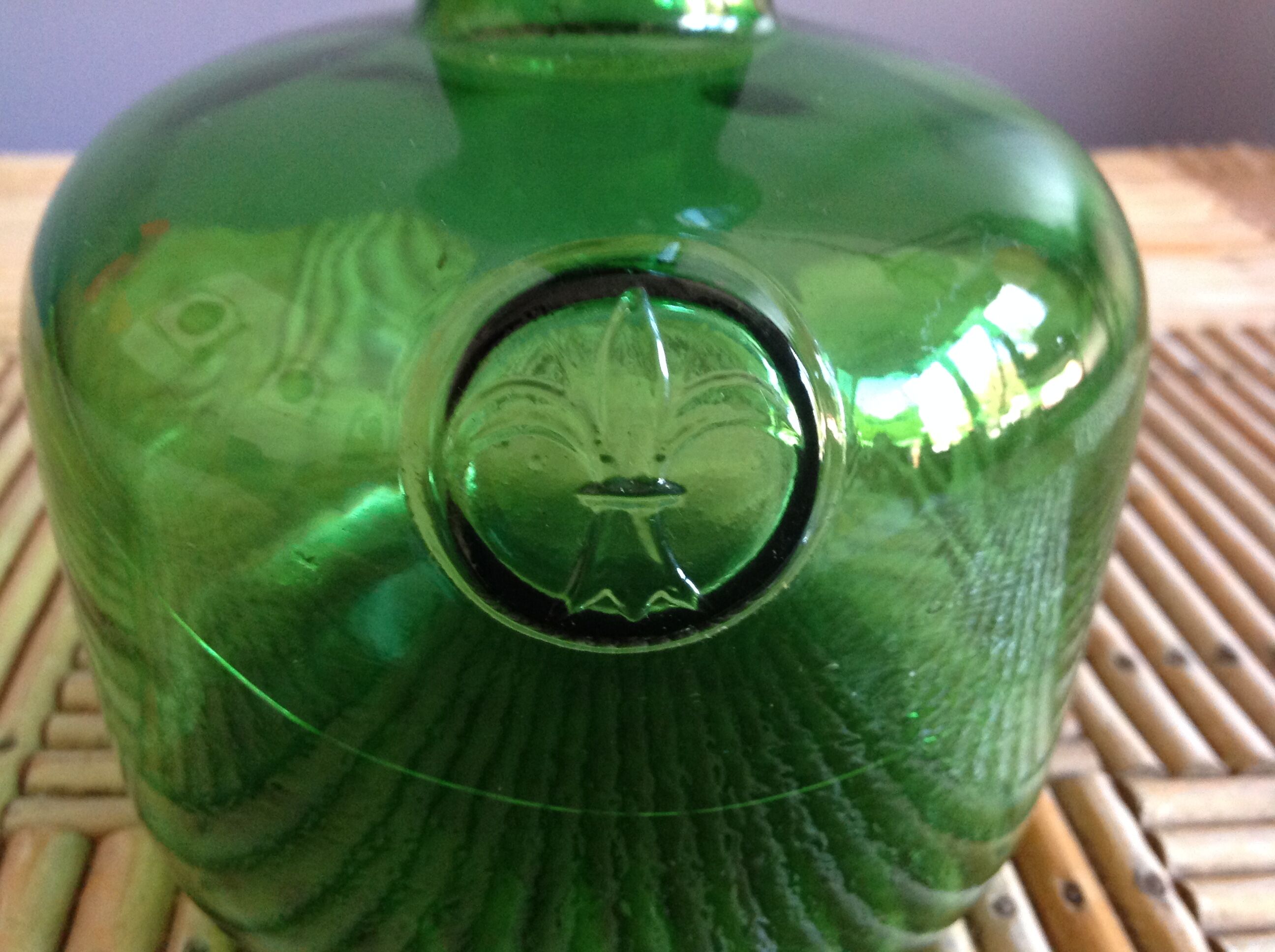 Vintage glass carafe