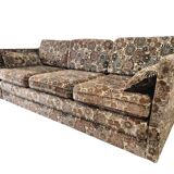 Vintage three-seater folding sofa bed