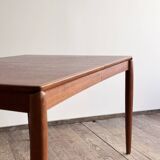 Mid-Century Modern Danish Dining Table in Teak by H.W. Klein for Bramin, Extendable, 1960