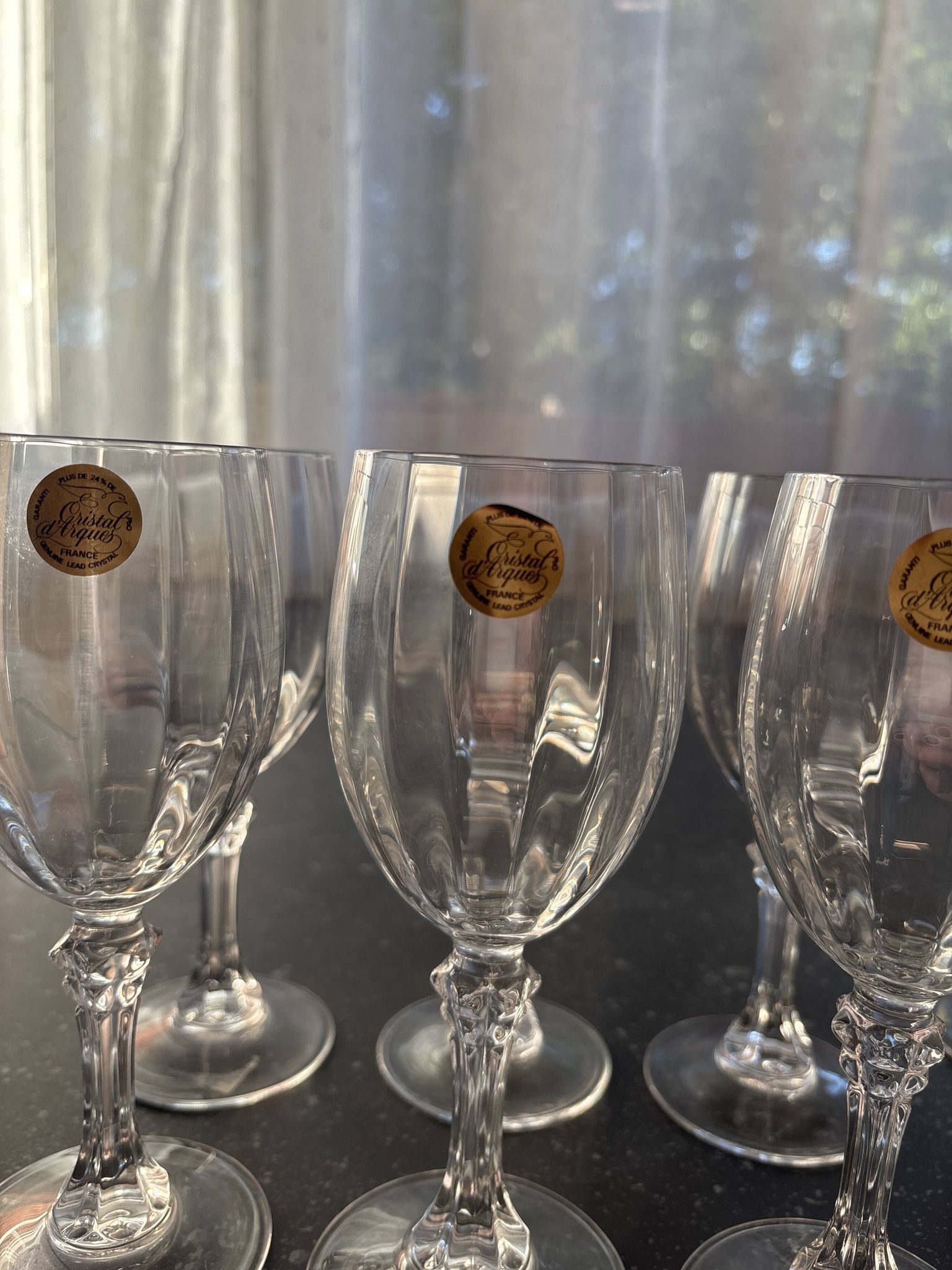 Verre à eau en cristal