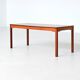 Grande table basse Alberts Tibro en palissandre Danemark 1970