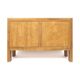 Two-door buffet in solid elm from Maison Regain, c. 1970.