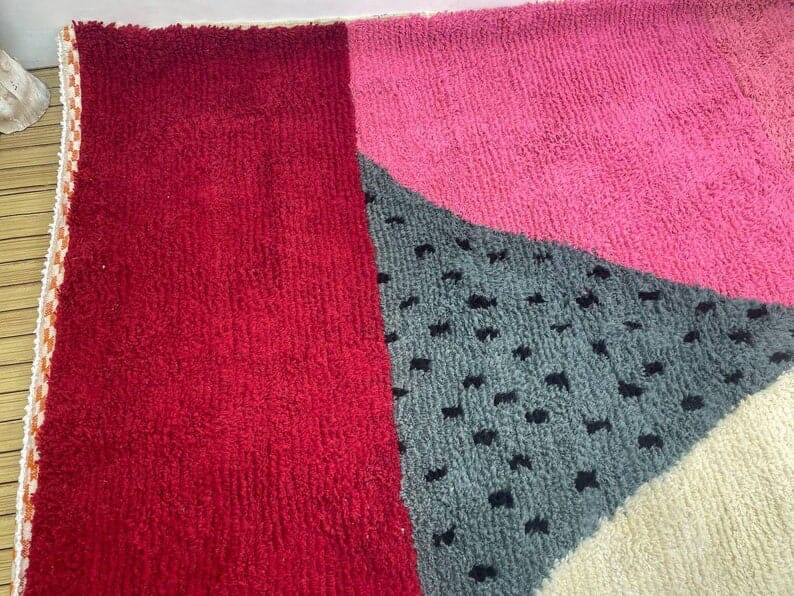 Tapis beni ouraine fait main artisanale traditionnelle taille 150 x 250 cm