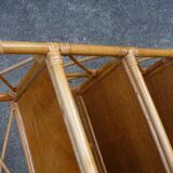 Small rattan shelf, 3 shelves, vintage