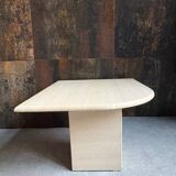Vintage travertine side table Italy