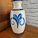 Vintage turquoise vase from West Germany.
