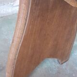 Oak bench.