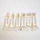 ST MEDARD set of 12 dessert forks with an antique style fillet Chinon 14.5 cm