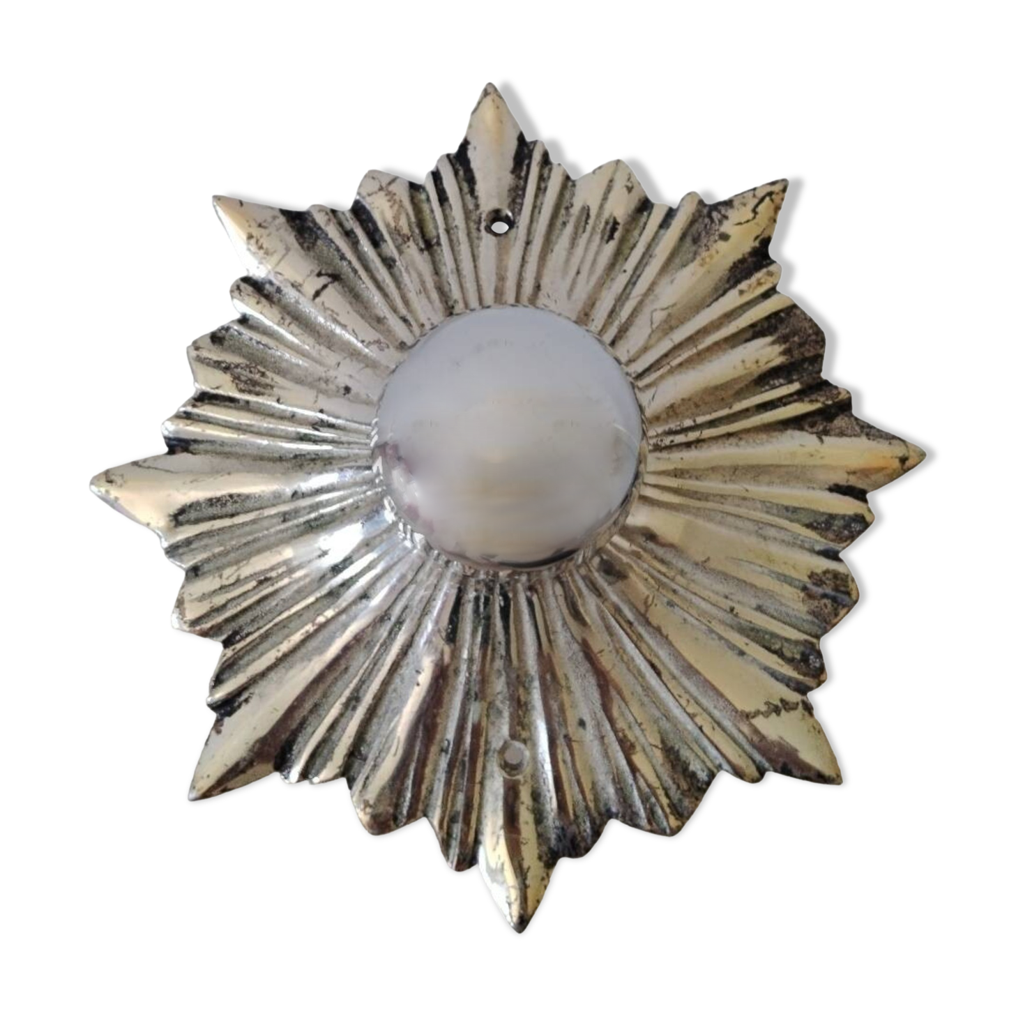 Superb Vintage Soleil mirror wall light