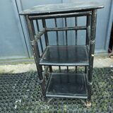 Black bamboo shelf