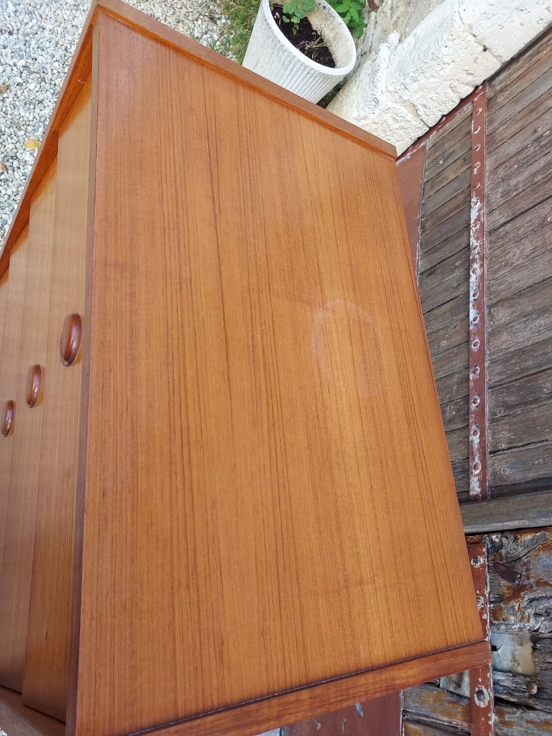 Teak chiffonier