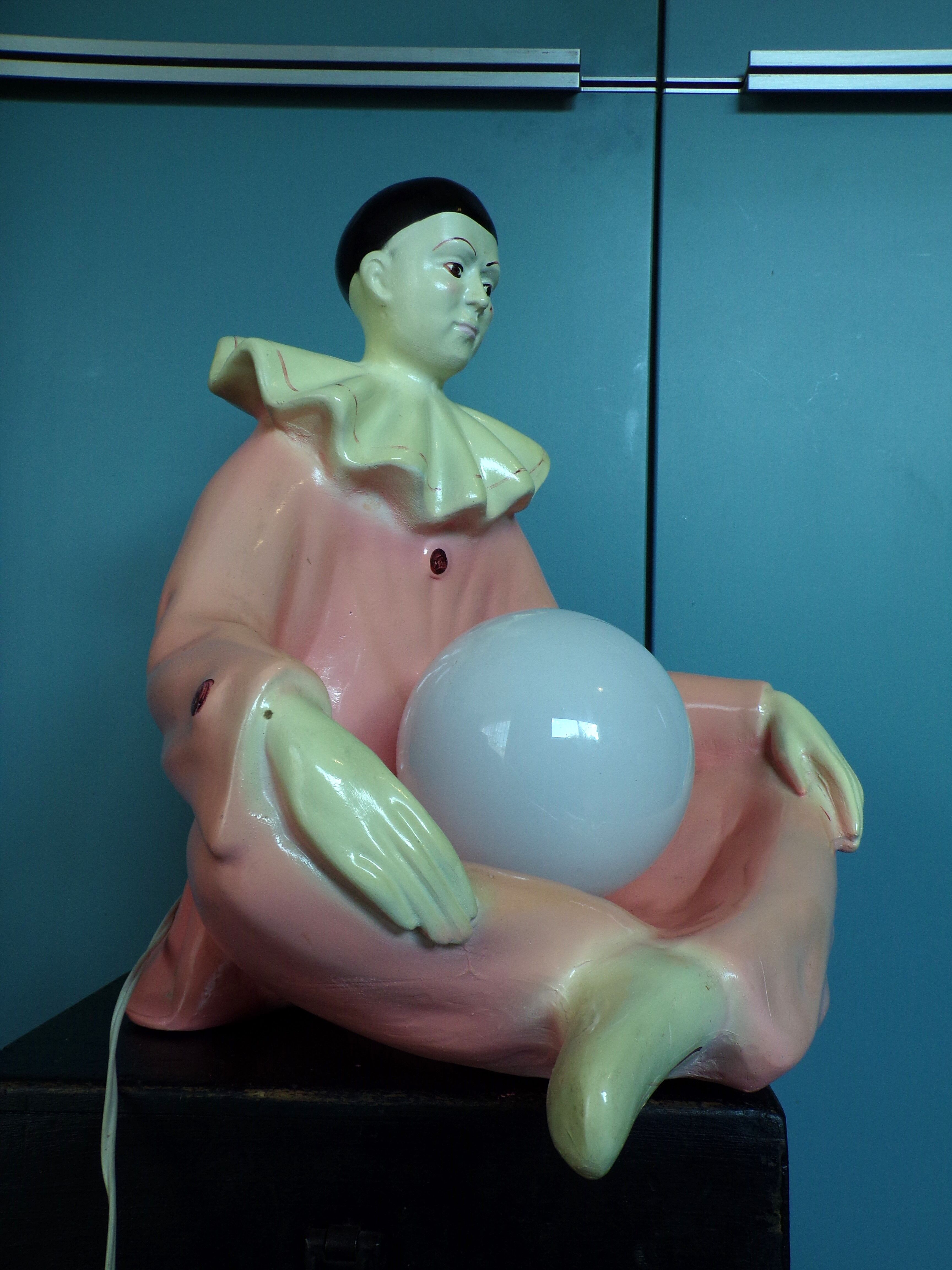 Vintage Pierrot lamp 1970