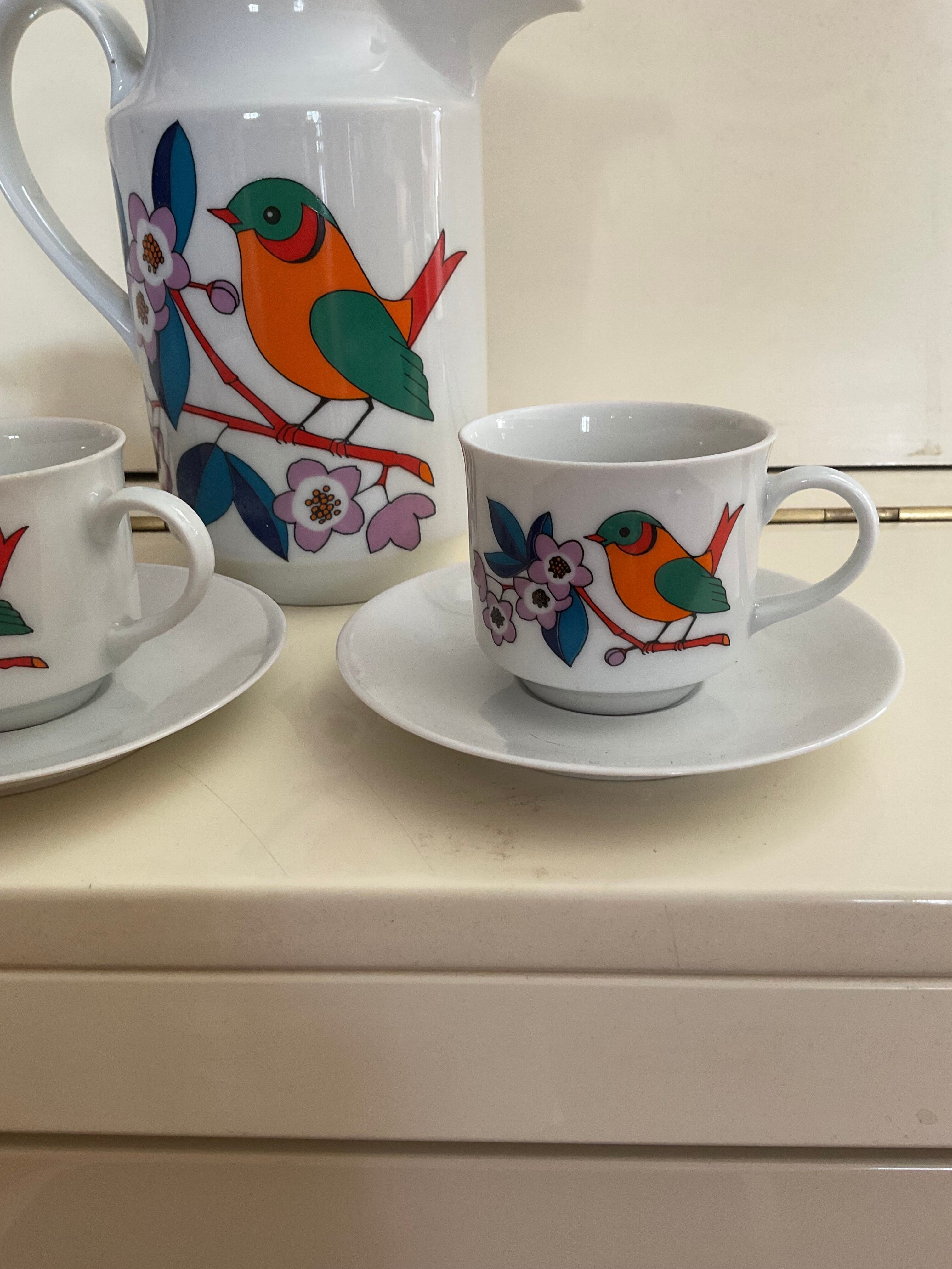 Coffee maker and coffee cups Bavaria