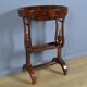 Mahogany burl catch-all table, Empire period – early 19th century