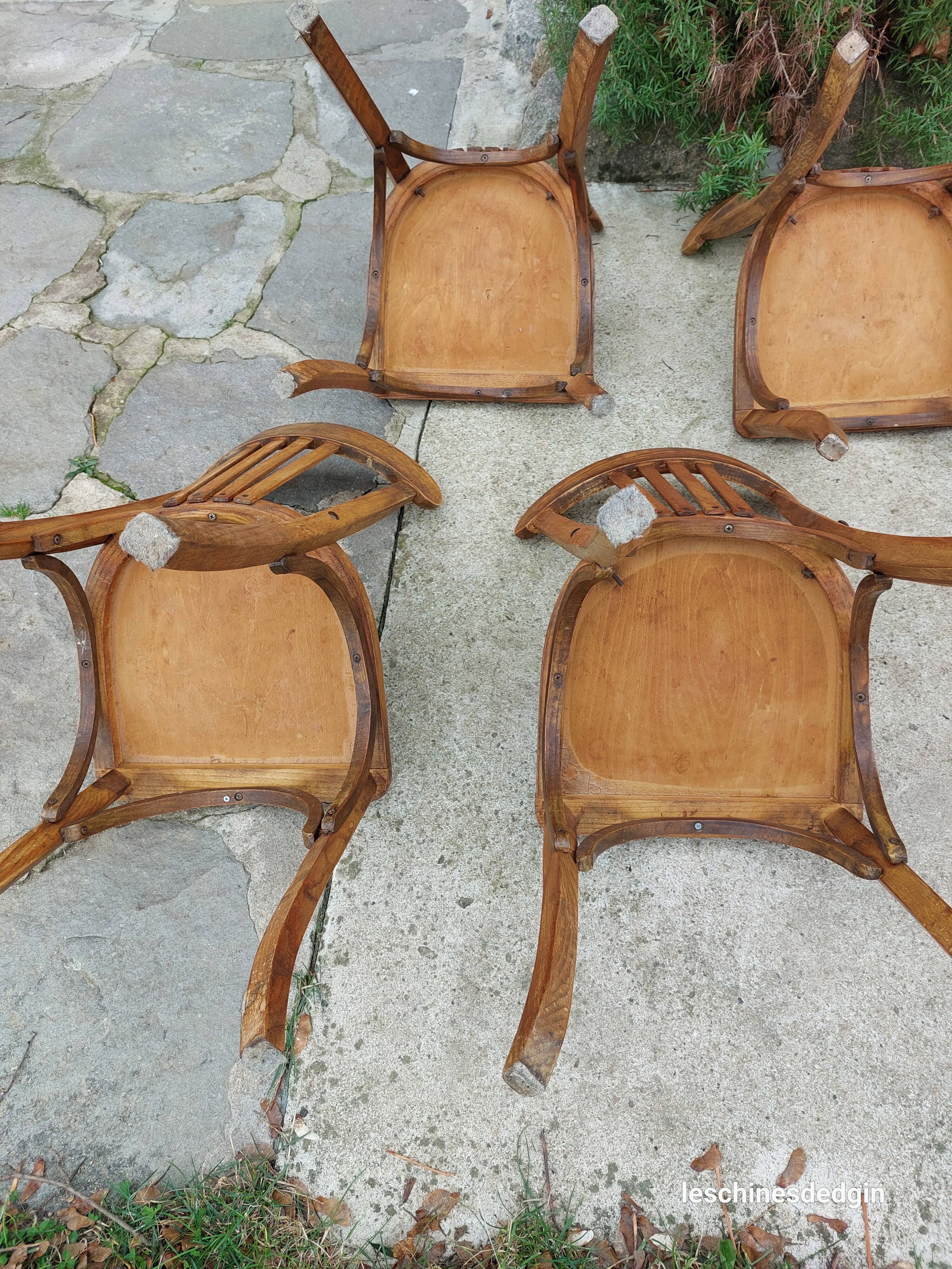6 Luterma bistro chairs