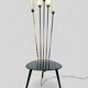 Lampadaire liseuse vintage tripode 5 feux 1960