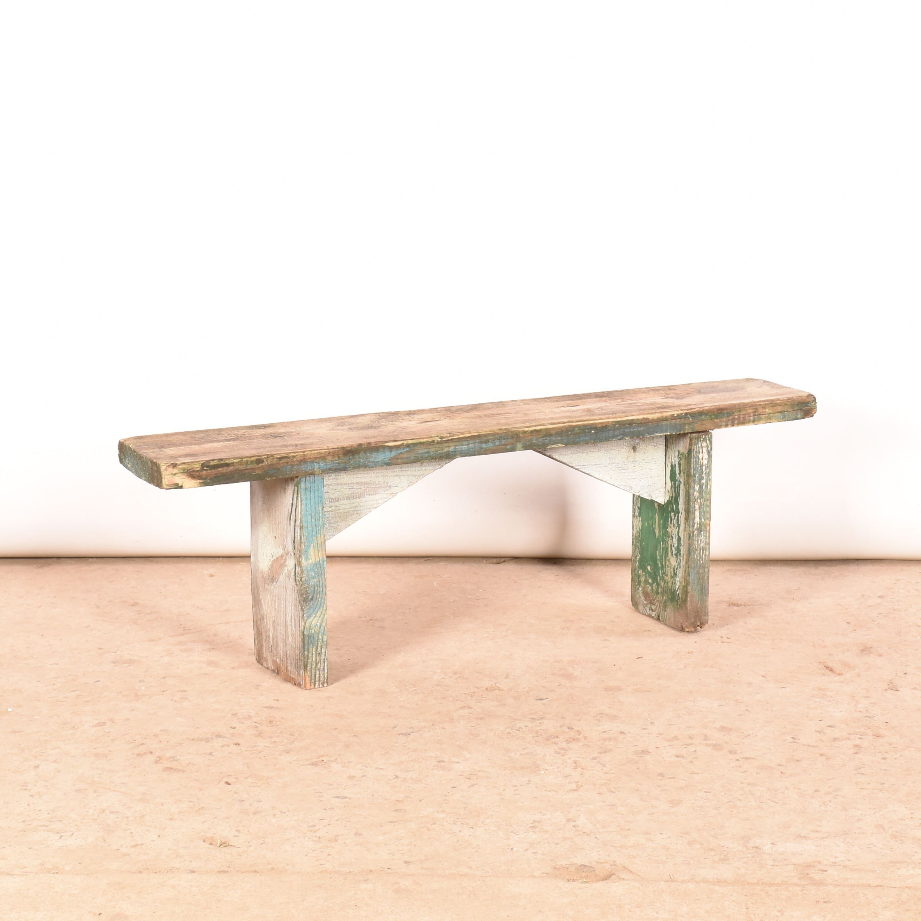 Vintage wooden bench
