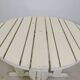 Vintage garden folding table in wood by Triconfort Model Riviera, 1970s