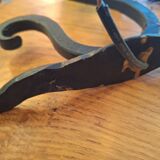 pair of wrought iron animal wall lights