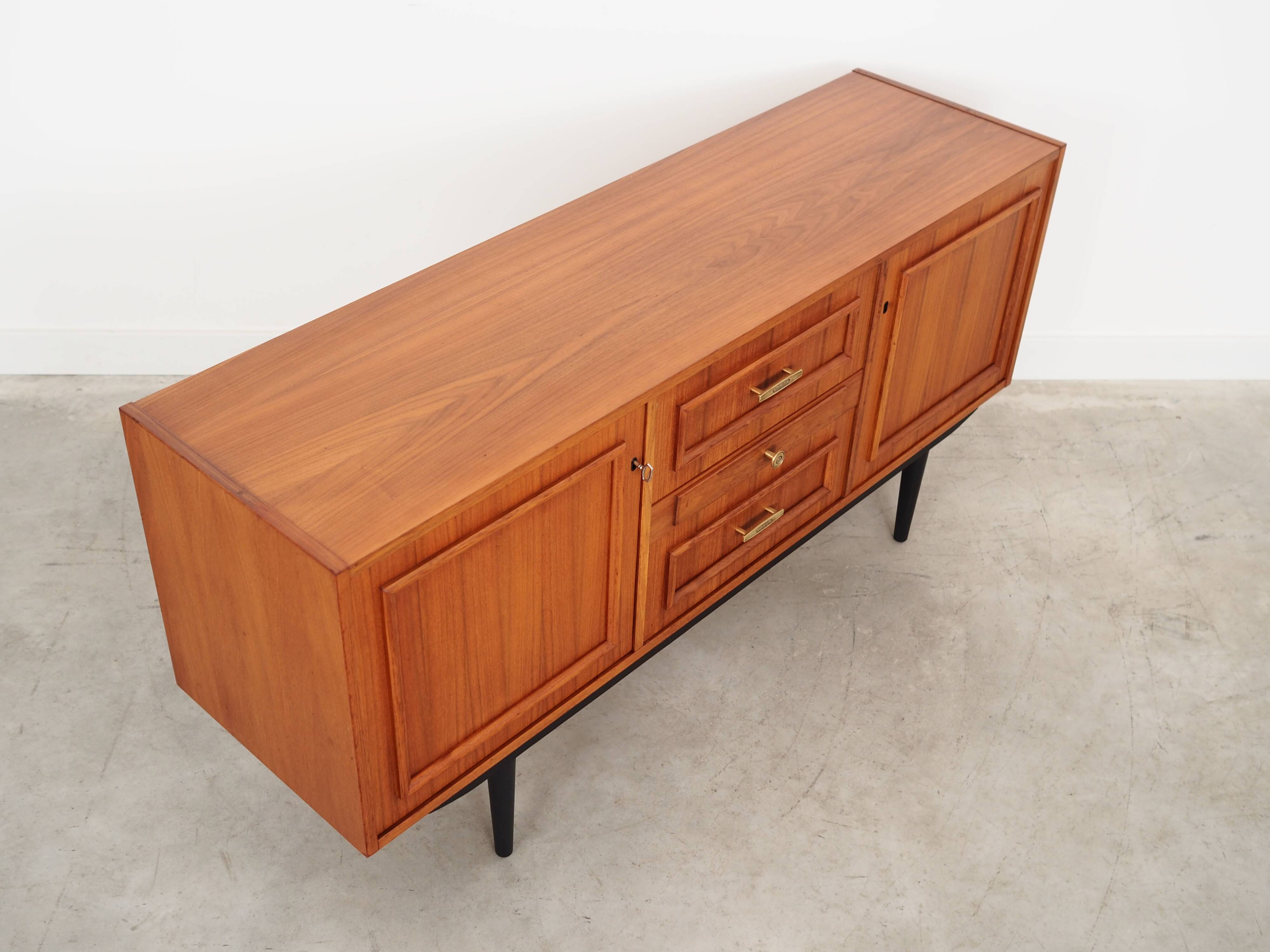 Teak sideboard, Danish design, 1970s, production: Denmark