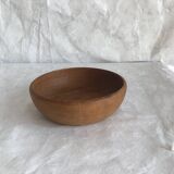 Natural teak bowl, vintage Scandinavian design