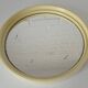 Vintage Mirror: Mid Century White Plastic, Gilac France 1970s