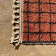 Handmade Moroccan Wool Rug – Authentic Berber Carpet with Geometric Grid Design