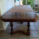 Antique solid wood dining table + 3 extensions